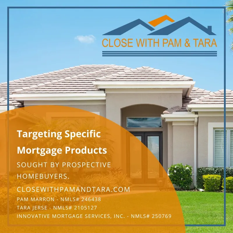 Targeting specific mortgage products